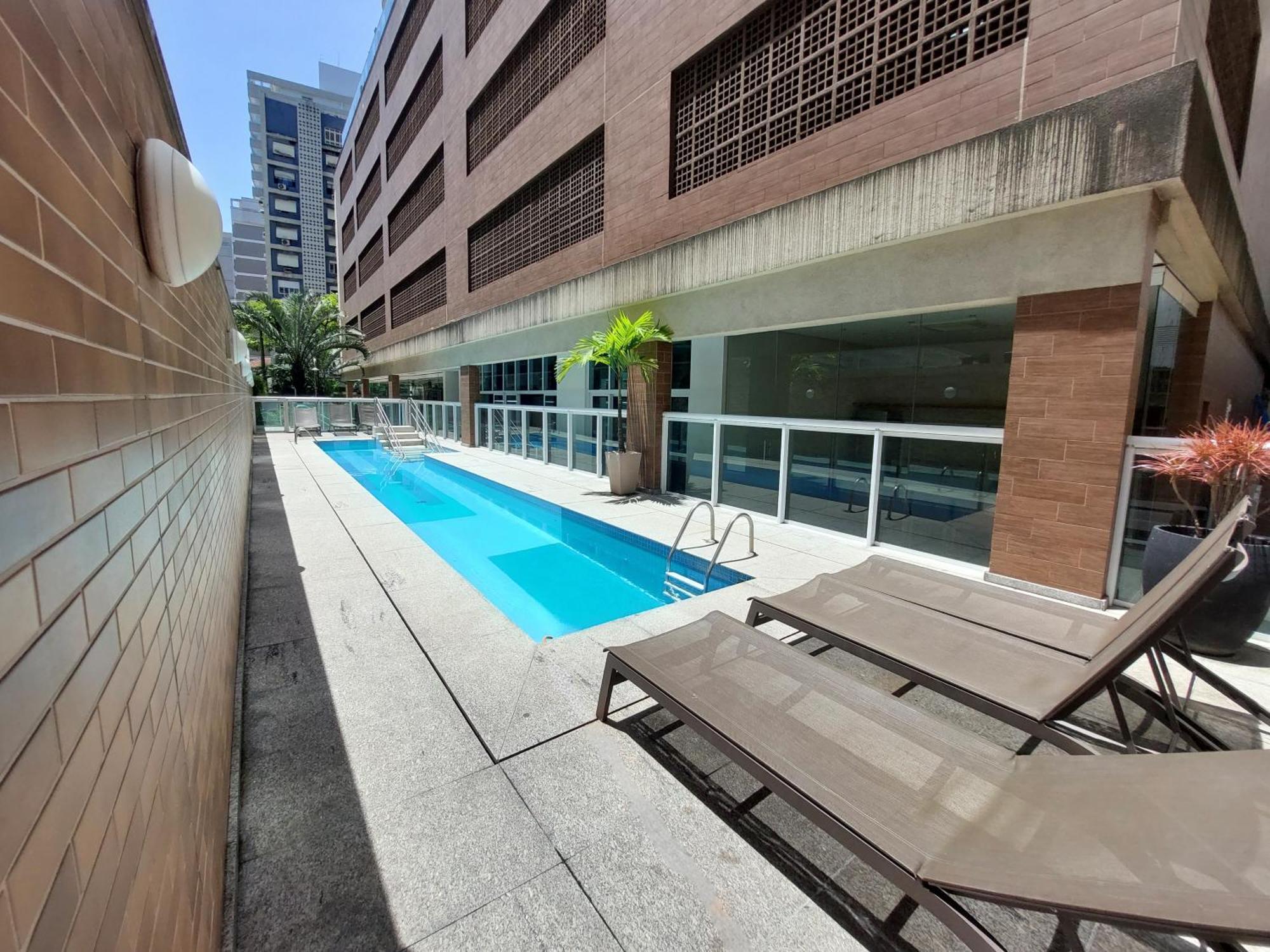 Book Santos Estanconfor 905 Charmoso Ap Executivo Quadra Praia Exterior photo